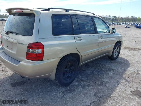 2007 Toyota Highlander with VIN JTEGD21AX70163444, listed as a IAAI auction lot 41627634 with 1 mi miles. Bid and sale history available at carsss.com. Image 4.