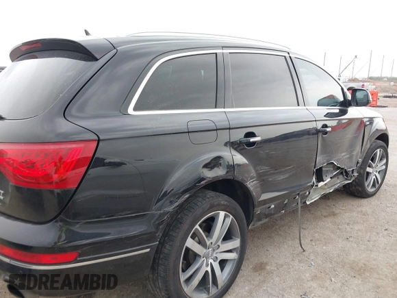 2015 Audi Q7 Premium Plus with VIN WA1LGAFE6FD015762, listed as a IAAI auction lot 42260301 with 125,748 mi miles and . Bid and sale history available at DreamBid. Image 6.