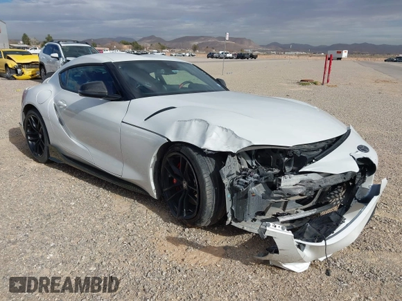 2022 Toyota GR Supra 3.0 with VIN WZ1DB0C06NW049264, listed as a IAAI auction lot 41168384 with 20,203 mi miles. Bid and sale history available at carsss.com. Image 1.