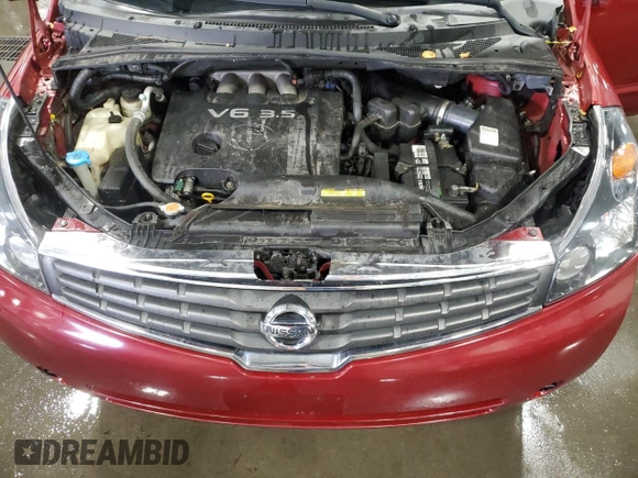 2007 Nissan Quest S with VIN 5N1BV28U17N139012, listed as a Copart auction lot 75817914 with 162,352 mi miles and Salvage Title. Bid and sale history available at carsss.com. Image 12.