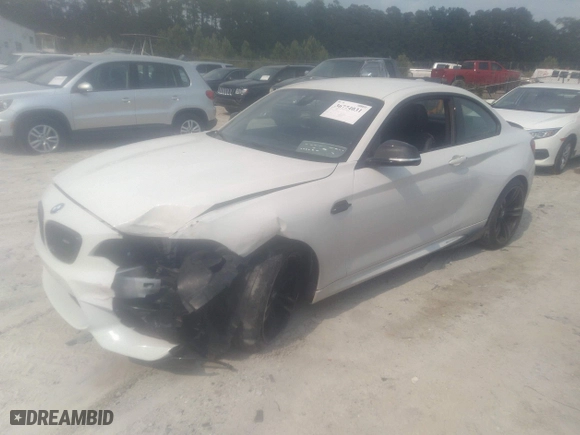 2017 BMW M2 with VIN WBS1H9C31HV888790, listed as a IAAI auction lot 36774031 with 82,821 mi miles. Bid and sale history available at carsss.com. Image 2.