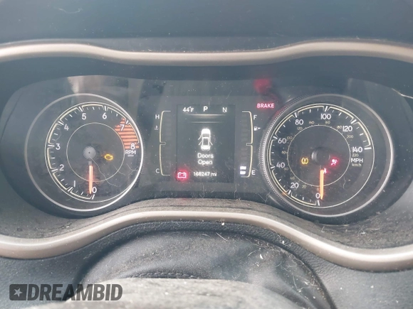 2016 Jeep Cherokee Sport with VIN 1C4PJLASXGW347372, listed as a IAAI auction lot 41788589 with 168,247 mi miles and . Bid and sale history available at DreamBid. Image 7.