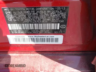 2013 Lexus IS 250 z VIN JTHCF5C23D5063834, wystawiony jako IAAI lot #41869694 z przebiegiem 74 660 mil mil oraz . Historia ofert i sprzedaży dostępna na DreamBid. Obrazek 9.