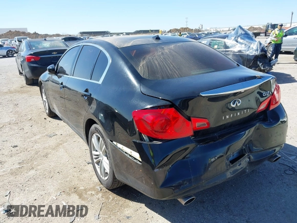 2012 Infiniti G37 x with VIN JN1CV6AR3CM674142, listed as a IAAI auction lot 41827909 with 162,290 mi miles and . Bid and sale history available at DreamBid. Image 3.