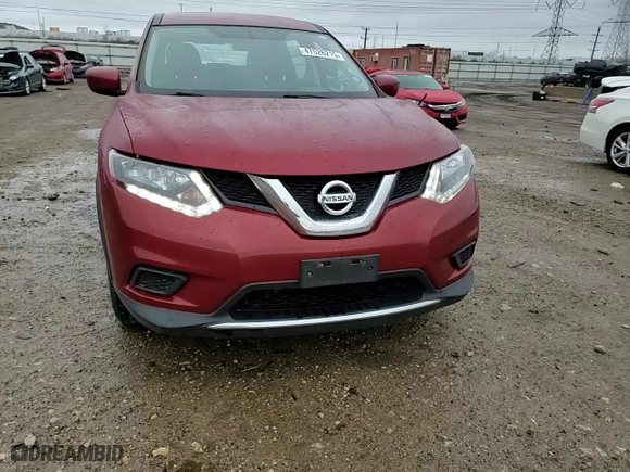 2016 Nissan Rogue S with VIN KNMAT2MVXGP622989, listed as a Copart auction lot 47526215 with 104,465 mi miles and Salvage Title. Bid and sale history available at carsss.com. Image 11.