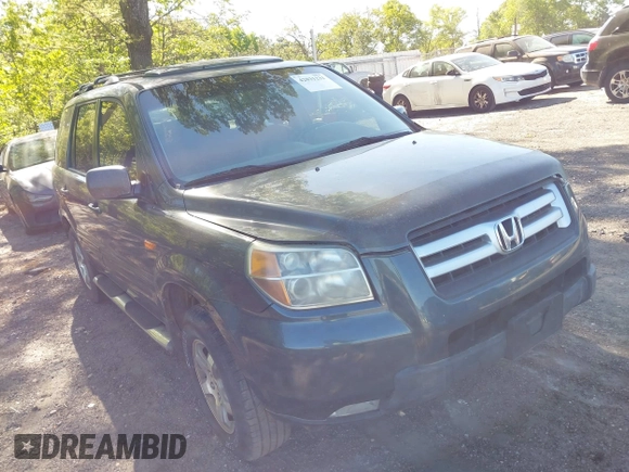 2006 Honda Pilot EX-L with VIN 2HKYF18586H556169, listed as a IAAI auction lot 42031231 with 260,963 mi miles and . Bid and sale history available at DreamBid. Image 1.
