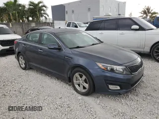 2015 Kia Optima LX z VIN KNAGM4A75F5590016, wystawiony jako Copart lot #48321155 z przebiegiem 112 720 mil mil oraz Czysty tytuł • Clean title. Historia ofert i sprzedaży dostępna na DreamBid. Obrazek 4.