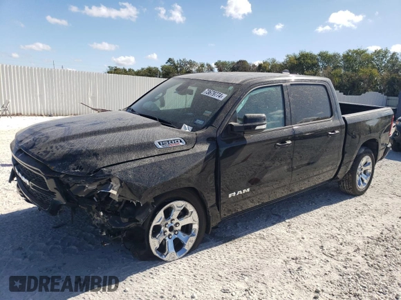 2022 Ram 1500 Lone Star with VIN 1C6RREFM0NN389664, listed as a Copart auction lot 73679774 with 26,314 mi miles and Salvage title. Bid and sale history available at DreamBid. Image 1.