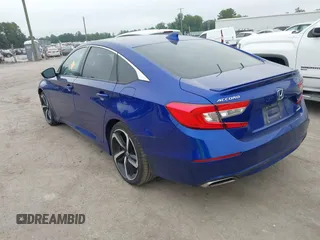 2019 Honda Accord Sport with VIN 1HGCV1F32KA021663, listed as a IAAI auction lot 42562408 with 145,197 mi miles and . Bid and sale history available at DreamBid. Image 3.