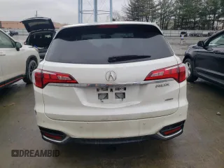 2017 Acura RDX w/Advance Pkg with VIN 5J8TB4H74HL021087, listed as a Copart auction lot 45154125 with 166,104 mi miles and Salvage Title. Bid and sale history available at carsss.com. Image 6.