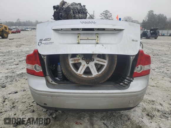 2006 Volvo S40 2.4L with VIN YV1MS382562182286, listed as a Copart auction lot 49276855 with Not Provided miles and Non Repairable. Bid and sale history available at carsss.com. Image 6.