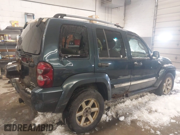 2005 Jeep Liberty Limited with VIN 1J4GL58K65W543215, listed as a IAAI auction lot 41595396 with 177,028 mi miles. Bid and sale history available at carsss.com. Image 4.