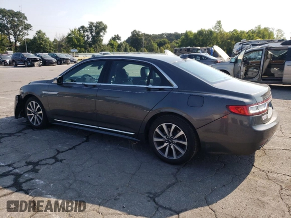 2020 Lincoln Continental Standard with VIN 1LN6L9PK9L5602959, listed as a Copart auction lot 65956554 with 66,608 mi miles and Salvage Title. Bid and sale history available at carsss.com. Image 2.