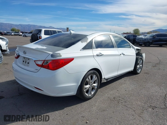 2013 Hyundai Sonata Limited with VIN 5NPEC4AC5DH639688, listed as a IAAI auction lot 41798908 with 164,789 mi miles and . Bid and sale history available at carsss.com. Image 4.
