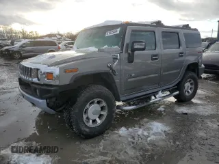 2008 Hummer H2 SUV with VIN 5GRGN23808H107414, listed as a Copart auction lot 81825854 with 250,205 mi miles and Salvage Title. Bid and sale history available at carsss.com. Image 1.
