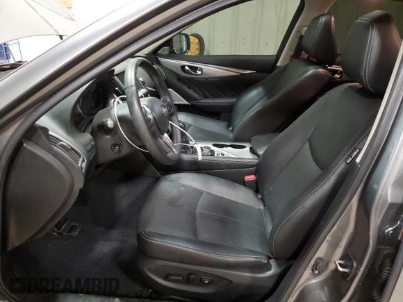 2023 Infiniti Q50 Luxe with VIN JN1EV7BP9PM512226, listed as a Copart auction lot 56002275 with 29,865 mi miles and Salvage title. Bid and sale history available at DreamBid. Image 7.