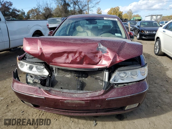 2009 Hyundai Azera Limited z VIN KMHFC46F69A372224, wystawiony jako Copart lot #78834284 z przebiegiem 79 758 mil mil oraz Szkoda całkowita • Salvage title. Historia ofert i sprzedaży dostępna na DreamBid. Obrazek 5.
