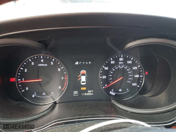 2015 Kia K900 Premium with VIN KNALU4D40F6026252, listed as a Copart auction lot 76574634 with 115,396 mi miles and Salvage Title. Bid and sale history available at carsss.com. Image 9.