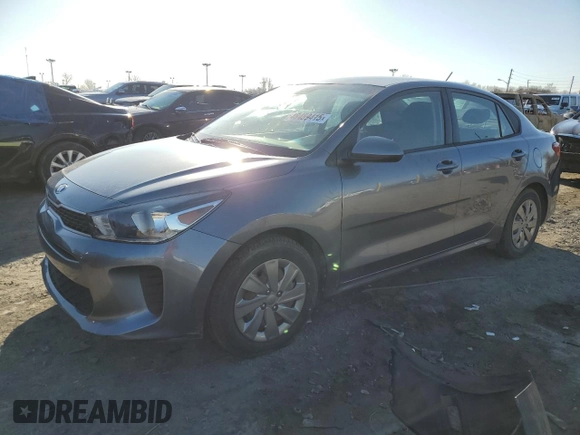 2020 Kia Rio LX with VIN 3KPA24ADXLE295966, listed as a Copart auction lot 48459415 with 37,003 mi miles and Salvage Title. Bid and sale history available at DreamBid. Image 1.