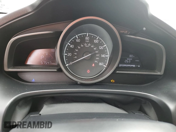 2018 Mazda 3 Touring with VIN 3MZBN1L32JM191616, listed as a Copart auction lot 50510825 with 57,547 mi miles and Salvage Title. Bid and sale history available at carsss.com. Image 9.