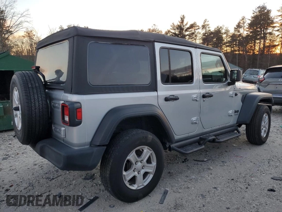 2022 Jeep Wrangler Unlimited Willys Sport with VIN 1C4HJXDM8NW224563, listed as a Copart auction lot 87717815 with 25,872 mi miles and Salvage Title. Bid and sale history available at DreamBid. Image 3.