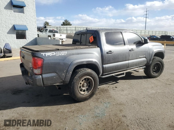 2016 Toyota Tacoma SR with VIN 3TMCZ5AN0GM008035, listed as a Copart auction lot 45102915 with 160,106 mi miles and Salvage Title. Bid and sale history available at carsss.com. Image 3.