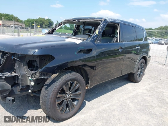 2018 Nissan Armada Platinum with VIN JN8AY2NE5J9731473, listed as a IAAI auction lot 42441530 with 94,033 mi miles and . Bid and sale history available at DreamBid. Image 2.