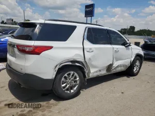 2020 Chevrolet Traverse LT Cloth with VIN 1GNERGKW1LJ129764, listed as a Copart auction lot 58945085 with 90,043 mi miles and Salvage title. Bid and sale history available at DreamBid. Image 3.