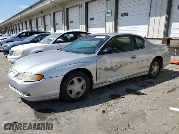 2003 Chevrolet Monte Carlo SS with VIN 2G1WX12K939286671, listed as a Copart auction lot 69043224 with 242,349 mi miles and Salvage Title. Bid and sale history available at carsss.com. Image 1.
