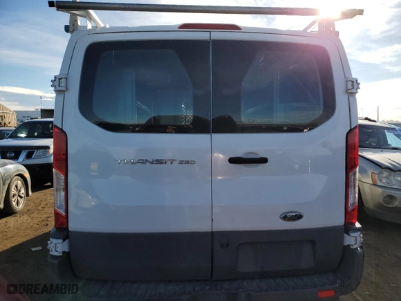 2016 Ford Transit Cargo Van with VIN 1FTYR1ZM1GKA87104, listed as a Copart auction lot 43612605 with 173,431 mi miles and Non Repairable. Bid and sale history available at carsss.com. Image 6.