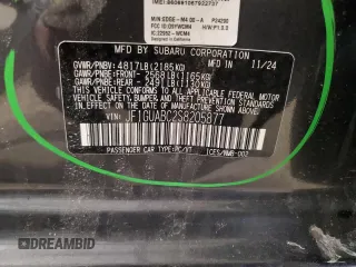 2025 Subaru Impreza z VIN JF1GUABC2S8205877, wystawiony jako Copart lot #48058695 z przebiegiem 648 mil mil oraz Szkoda całkowita • Salvage title. Historia ofert i sprzedaży dostępna na DreamBid. Obrazek 13.