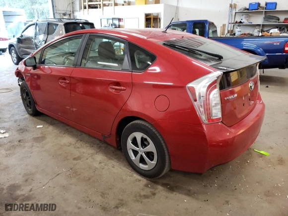 2012 Toyota Prius One with VIN JTDKN3DU0C5521655, listed as a Copart auction lot 72994244 with 69,026 mi miles and Non Repairable. Bid and sale history available at carsss.com. Image 2.