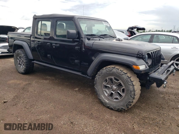 2021 Jeep Gladiator Sport S z VIN 1C6HJTAG3ML565108, wystawiony jako Copart lot #61651975 z przebiegiem 58 531 mil mil oraz Czysty tytuł • Clean title. Historia ofert i sprzedaży dostępna na DreamBid. Obrazek 4.