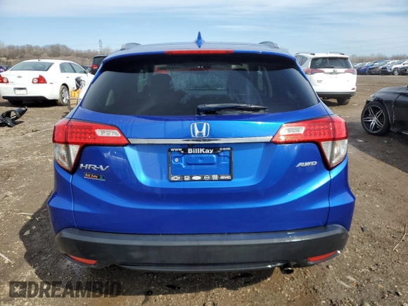 2020 Honda HR-V EX with VIN 3CZRU6H54LM705247, listed as a Copart auction lot 49350295 with 48,103 mi miles and Salvage Title. Bid and sale history available at carsss.com. Image 6.