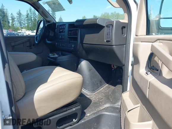 2023 Chevrolet Express Cargo with VIN 1GCWGAFP4P1176442, listed as a IAAI auction lot 42109509 with 42,680 mi miles and . Bid and sale history available at DreamBid. Image 5.