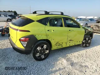 2024 Hyundai Kona SEL with VIN KM8HB3AB2RU141555, listed as a Copart auction lot 68497824 with 2,647 mi miles and Salvage Title. Bid and sale history available at carsss.com. Image 3.