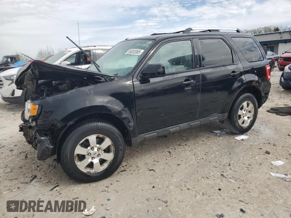 2012 Ford Escape Limited with VIN 1FMCU9E71CKA05546, listed as a Copart auction lot 55032085 with 121,168 mi miles and Clean title. Bid and sale history available at DreamBid. Image 1.