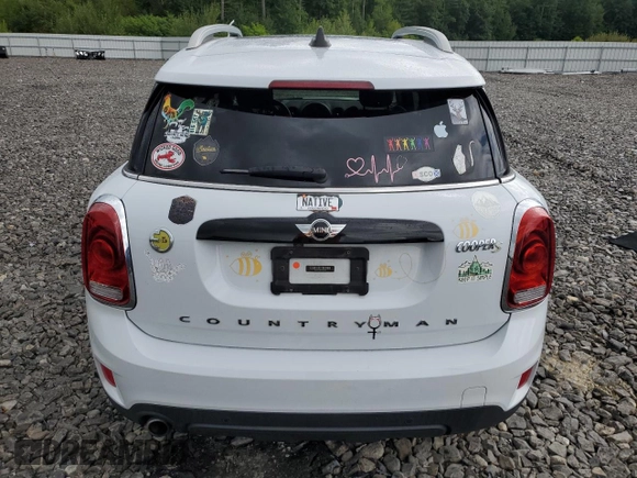 2018 MINI Countryman Cooper S E with VIN WMZYU7C4XJ3E56699, listed as a Copart auction lot 68438574 with 26,120 mi miles and Salvage Title. Bid and sale history available at carsss.com. Image 6.