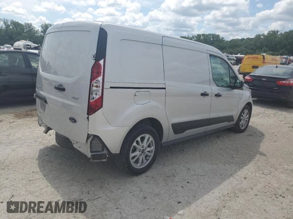 2022 Ford Transit Connect XLT with VIN NM0LS7T27N1541283, listed as a Copart auction lot 63234295 with 19,897 mi miles and Salvage title. Bid and sale history available at DreamBid. Image 3.