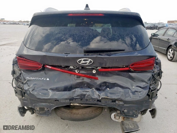2022 Hyundai Santa Fe SEL with VIN 5NMS24AJ8NH408299, listed as a Copart auction lot 50214955 with 28,459 mi miles and Salvage Title. Bid and sale history available at carsss.com. Image 6.