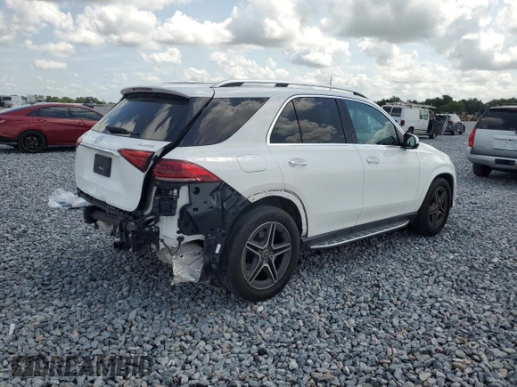2021 Mercedes-Benz GLE 350 with VIN 4JGFB4KB0MA375313, listed as a Copart auction lot 58191815 with 23,506 mi miles and Clean title. Bid and sale history available at DreamBid. Image 3.