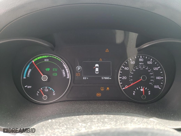 2018 Kia Optima Plug-In Hybrid EX with VIN KNAGV4LD2J5023044, listed as a Copart auction lot 55844304 with NaN miles and Salvage Title. Bid and sale history available at carsss.com. Image 9.