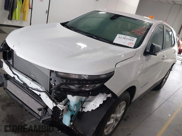 2024 Chevrolet Equinox LS with VIN 3GNAX5EG7RL282809, listed as a IAAI auction lot 41303269 with 5,291 mi miles. Bid and sale history available at carsss.com. Image 16.