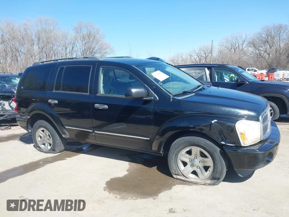 2005 Dodge Durango Limited with VIN 1D8HB58D05F589915, listed as a IAAI auction lot 41811548 with 272,347 mi miles and . Bid and sale history available at DreamBid. Image 13.