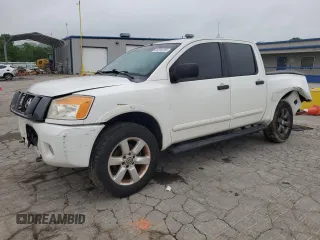 2012 Nissan Titan SV z VIN 1N6AA0EJ8CN311473, wystawiony jako Copart lot #56246255 z przebiegiem 161 589 mil mil oraz Szkoda całkowita • Salvage title. Historia ofert i sprzedaży dostępna na DreamBid. Obrazek 1.