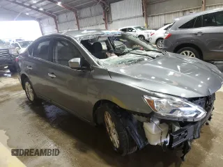 2019 Nissan Sentra S with VIN 3N1AB7AP6KY274978, listed as a Copart auction lot 53527325 with Not Provided miles and Salvage Title. Bid and sale history available at carsss.com. Image 4.
