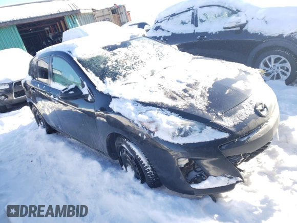 2013 Mazda 3 GX with VIN JM1BL1KF5D1768032, listed as a Copart auction lot 88045205 with 229,242 mi miles and Salvage Title. Bid and sale history available at carsss.com. Image 4.