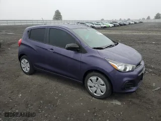 2017 Chevrolet Spark LS with VIN KL8CA6SA1HC719232, listed as a Copart auction lot 82348884 with 54,616 mi miles and Salvage Title. Bid and sale history available at carsss.com. Image 4.