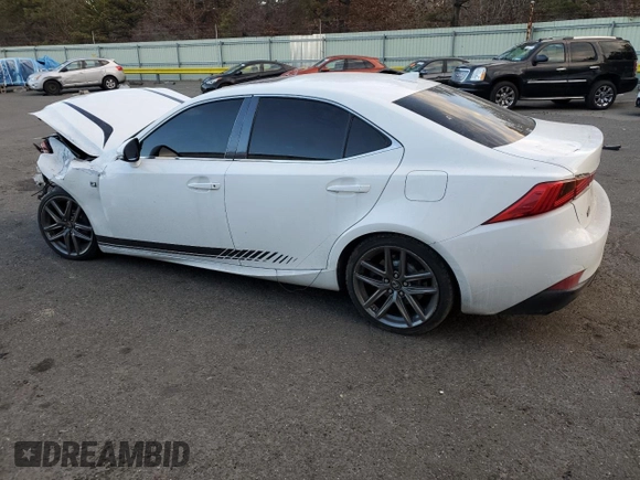 2017 Lexus IS 300 with VIN JTHCM1D28H5015104, listed as a Copart auction lot 88602505 with Not provided miles and Non repairable. Bid and sale history available at DreamBid. Image 2.