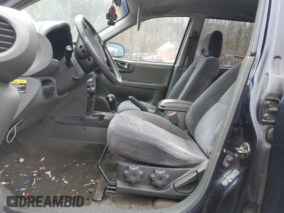 2004 Hyundai Santa Fe GLS with VIN KM8SC13E74U842843, listed as a Copart auction lot 84851334 with 0 mi miles and Salvage Title. Bid and sale history available at carsss.com. Image 7.